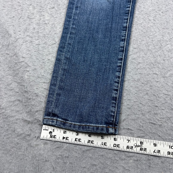 Eileen Fisher Jeans Womens 2 Blue Skinny Slim Ankle Organic Cotton Stretch Denim - Picture 9 of 14